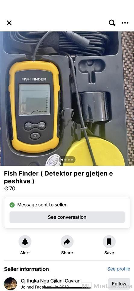 Fish finder , gps i peshqve ose kerkues peshku per peshkim