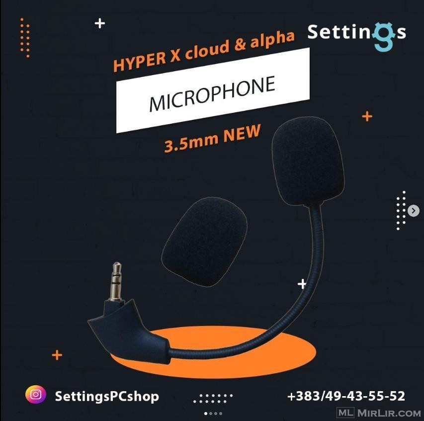 microphone per hyper x cloud 2 & alpha
