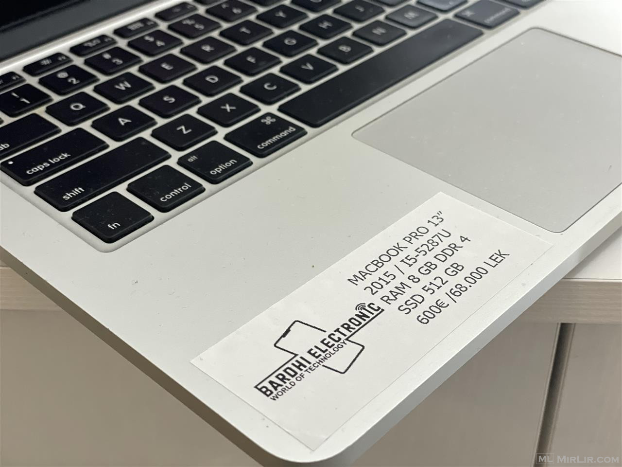MacbookPro 2015 13” 600€ Retina i5 Ram 8GB SSD 512GB 