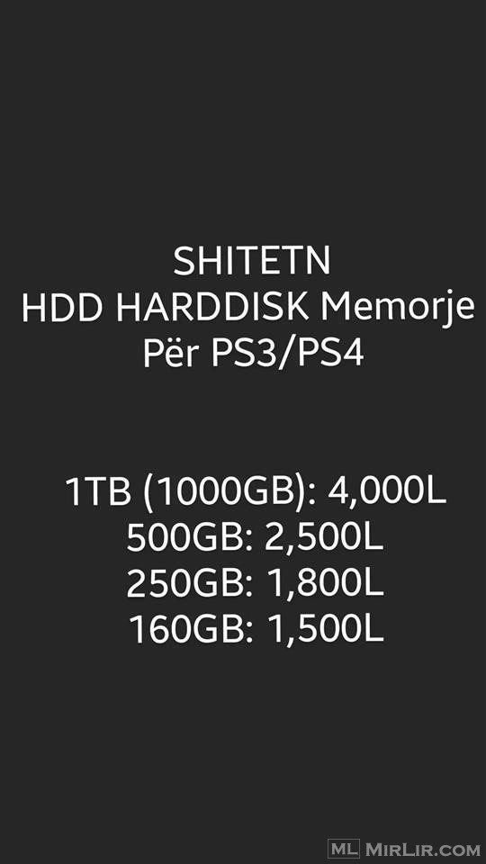 HDD (memorje) per PS3/PS4/Laptop 