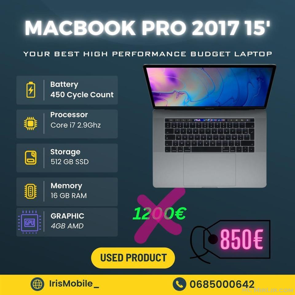 Macbook Pro 2017 15’ OKAZION!!