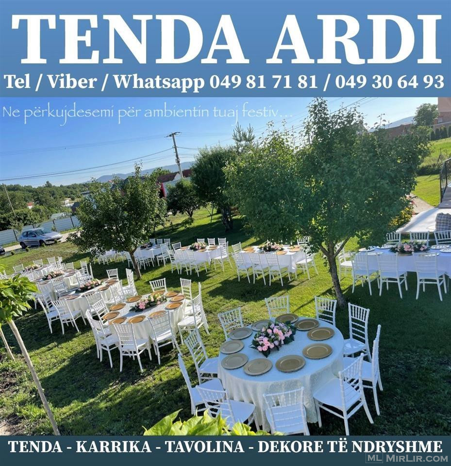 Tenda Karrika Shankerica Tavolina DJ 049 81 71 81