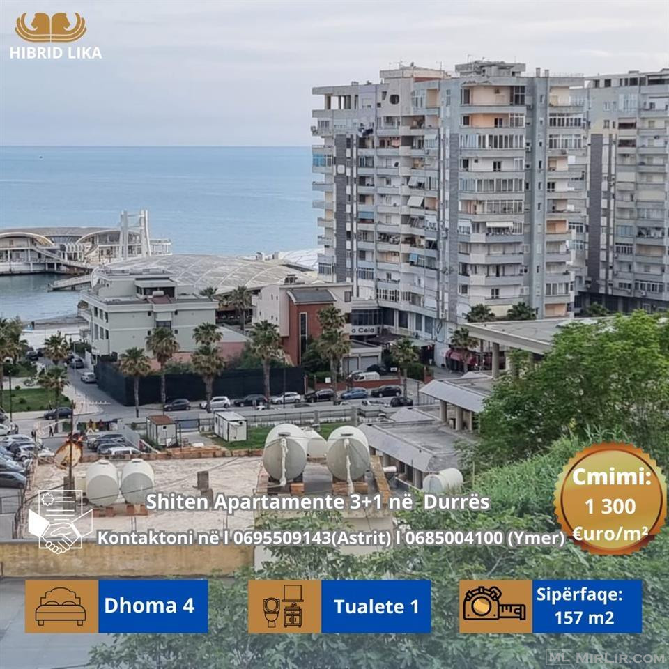 Shitet Apartament 3+1 në Durrës 