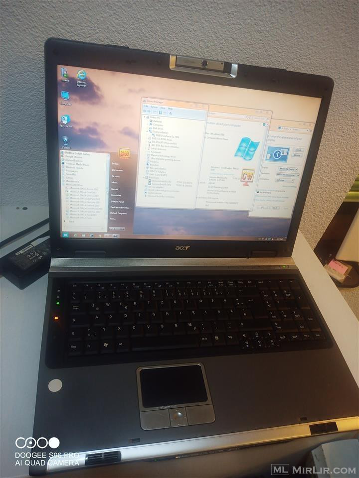 Acer 17in 2GB RAM, 120GB hdd. dual Core 1.66ghz