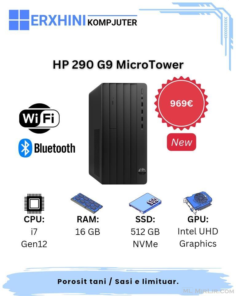 HP 290 G9 MicroTower (i ri) i3, i5, i7