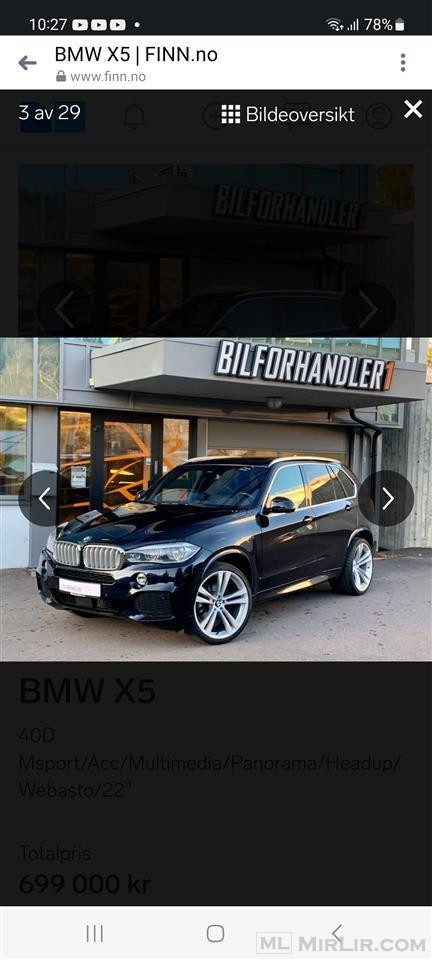 Shes BMW X6 3.O AUTOMATIK