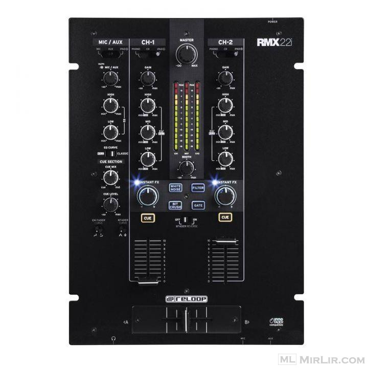 Reloop RMX-22i Club Mixer 2-kanalësh me FX