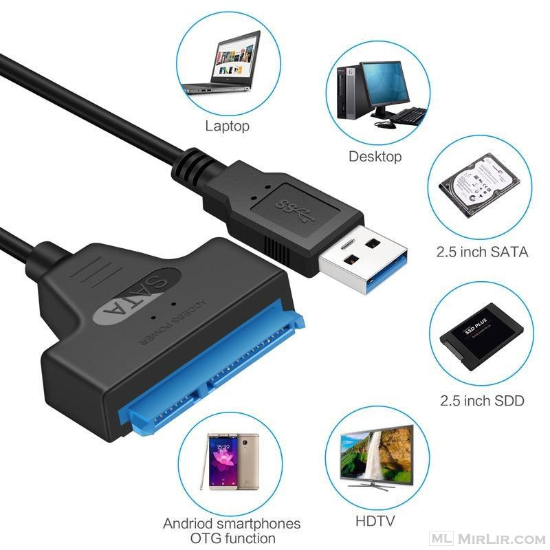 USB 3.0 - SATA 3, External SSD HDD 2.5\" - 6 Gbps 