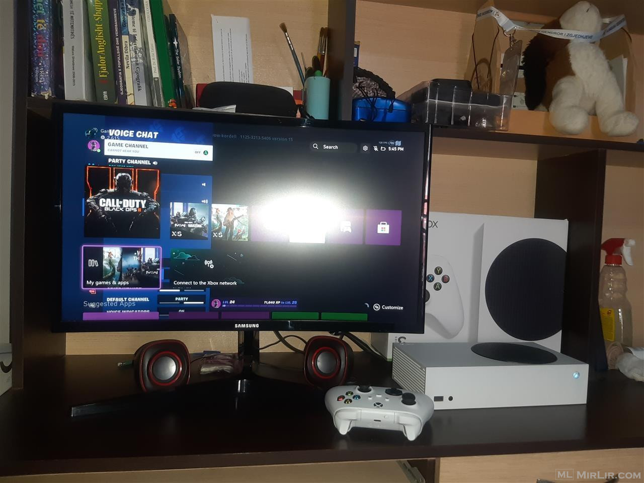 Xbox Series S + Monitor 144hz + Karrige Gaming.