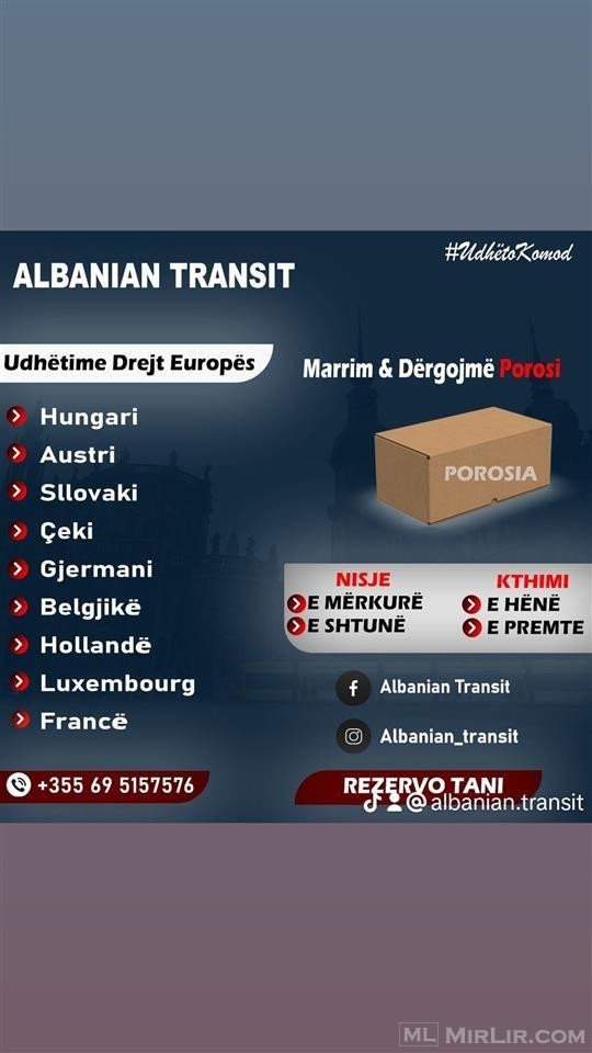 Transport Udhetaresh drejt Europes