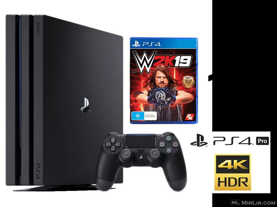 Playstation 4 PRO 1T + WWE 2K19 Falas