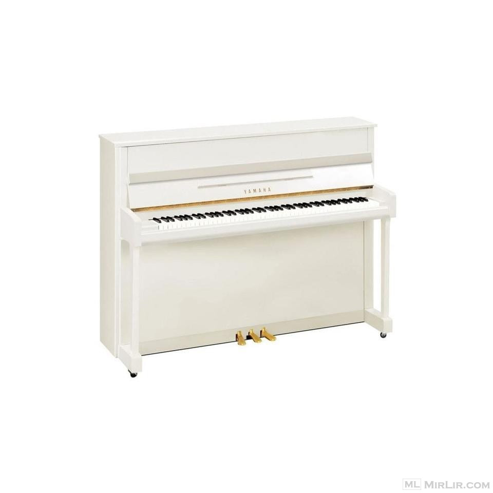 Yamaha B2E Acoustic Upright Piano Polished White