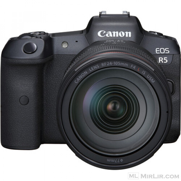 Kamera pa pasqyrë Canon EOS R5 me lente 24-105 mm