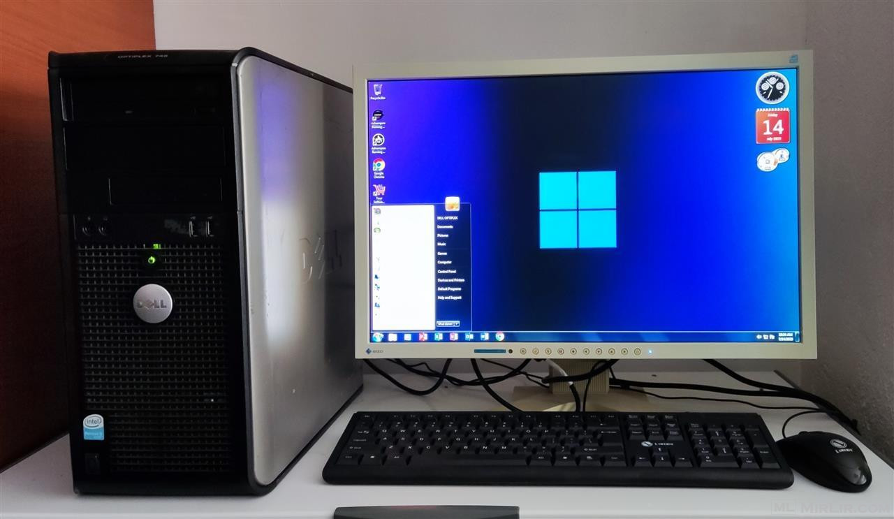 Kompjuter Dell + Monitor 22\'(maus+tastiere+fisha)