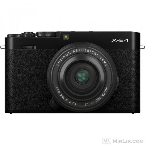 Kamera pa pasqyrë FUJIFILM X-E4 me lente 27 mm