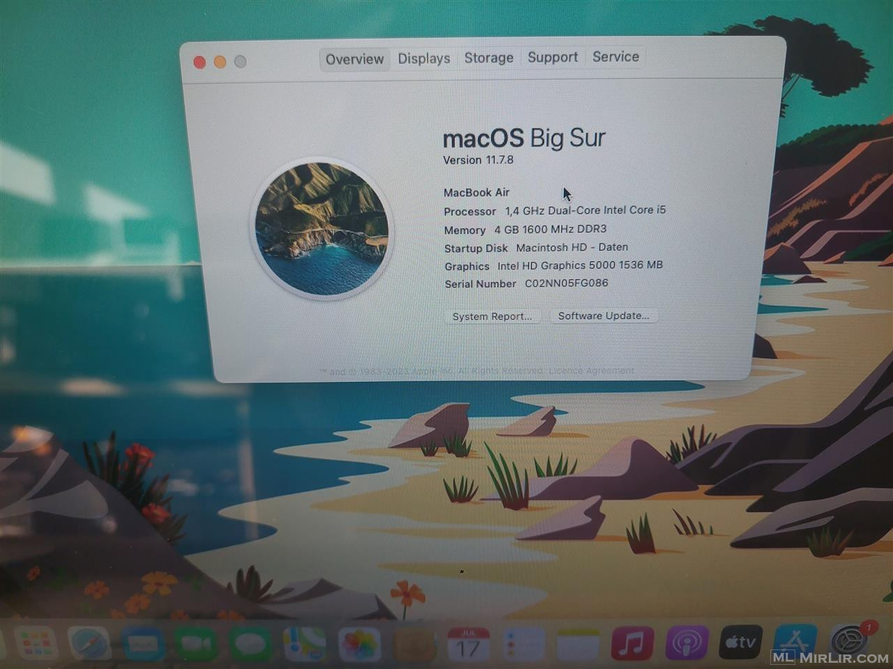 Macbook Air 13.3\" (Late 2013 )