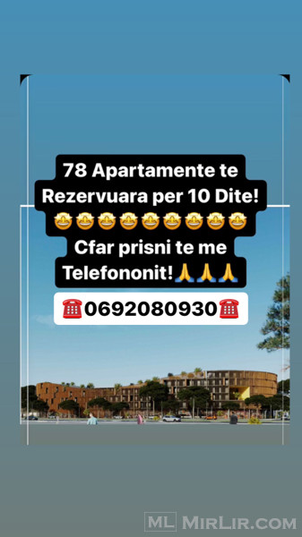 Rezervo apartametin tend per vetem 500€.