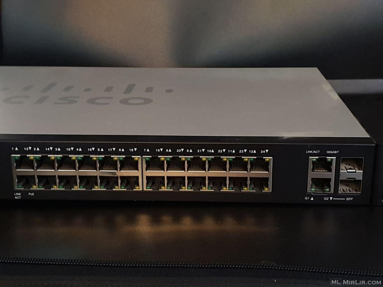  Cisco switch 24 port i ri poe