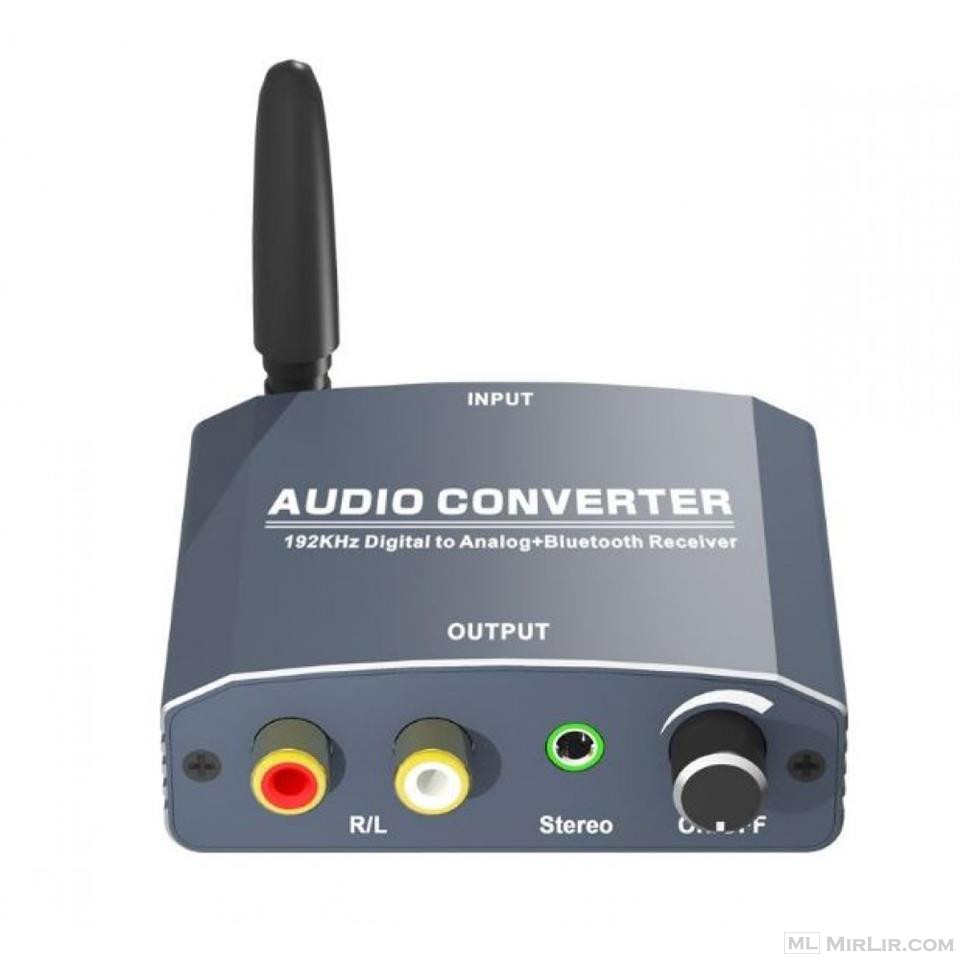 Audio konvertues prej optik ne RCA dhe Bluetoooth