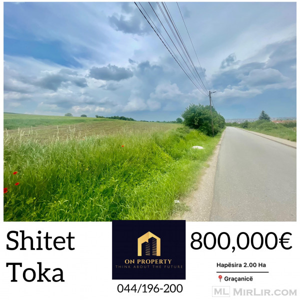▪️Shitet Toka - 800,000 Euro