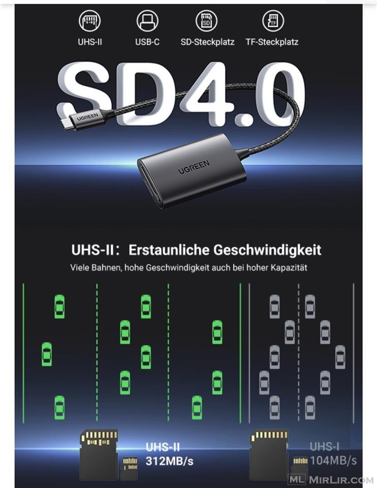 UGREEN USB C Card Reader SD 4.0 