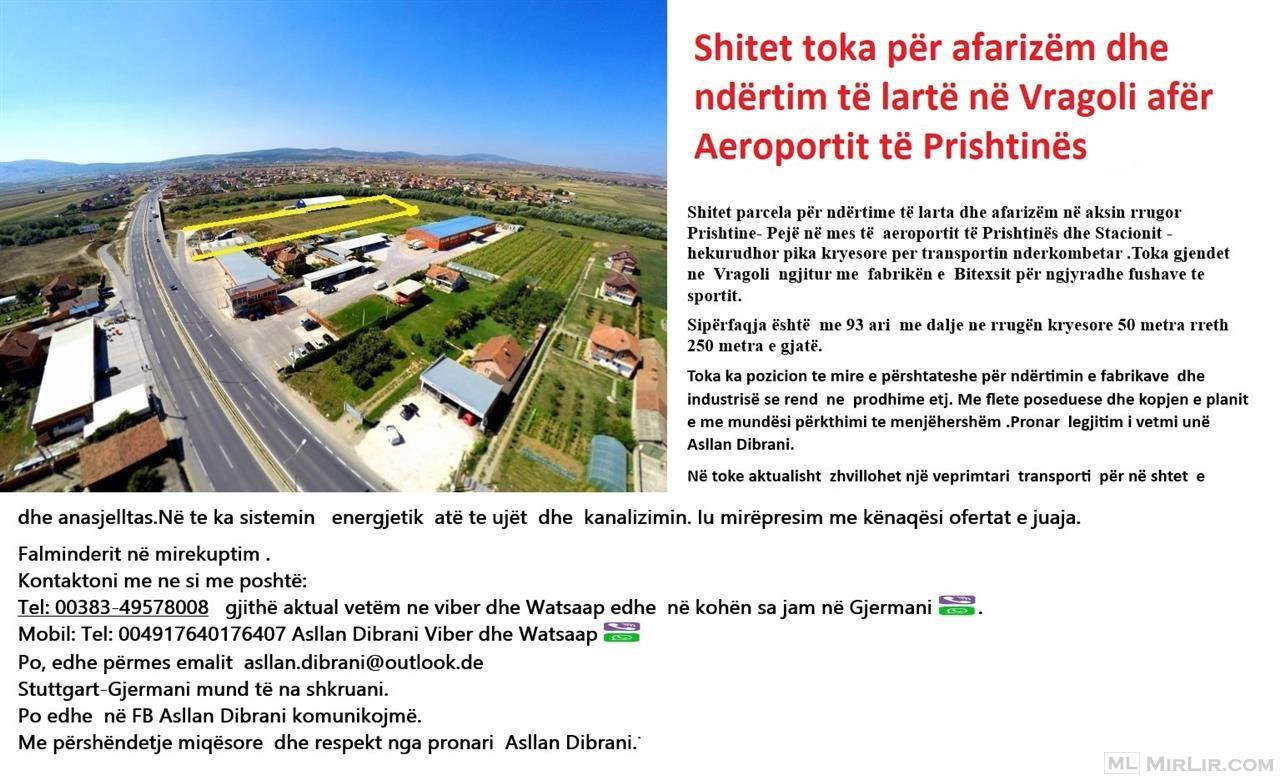 Shitet toka për afarizëm dhe ndërtim të lartë në Vragoli afë