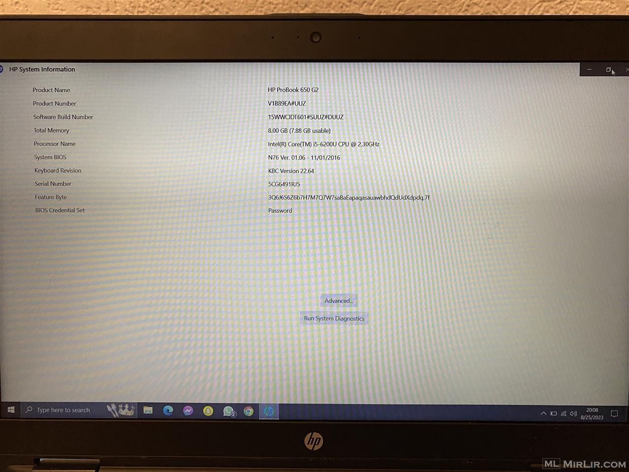 Laptop HP ProBook 650