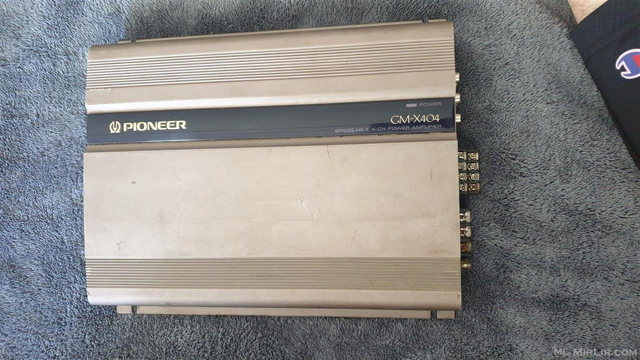 Pioneer GM-X404 - perforcues i muzikes
