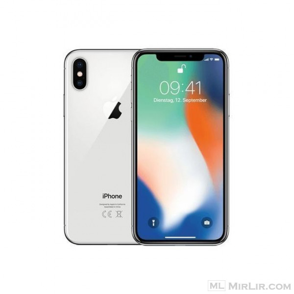 Apple IPhone X 256GB - Argjend + Power Bank falas