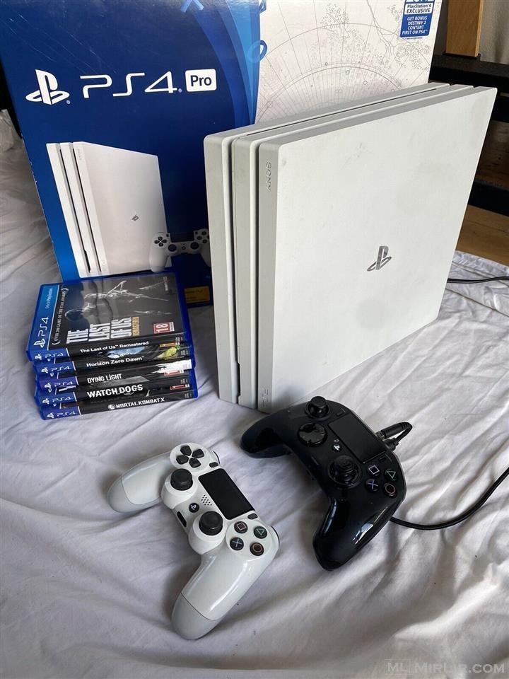 Sony Playstation 4 Pro 1TB Destiny 2 PS4 Console White + 2 C