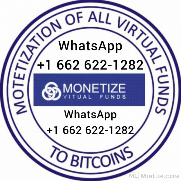 Monetizamos todos os fundos virtuais e pagamos bitcoin. WhatsApp: +1 662 622-1282