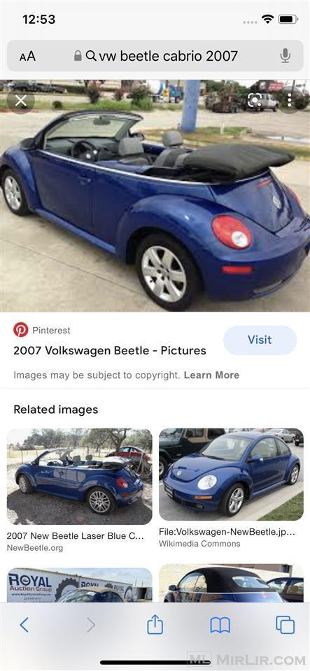 blej vw beetle kabriolet