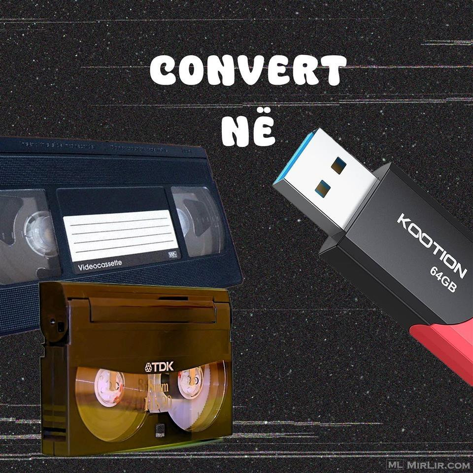 Video kasetat e vjetra në USB