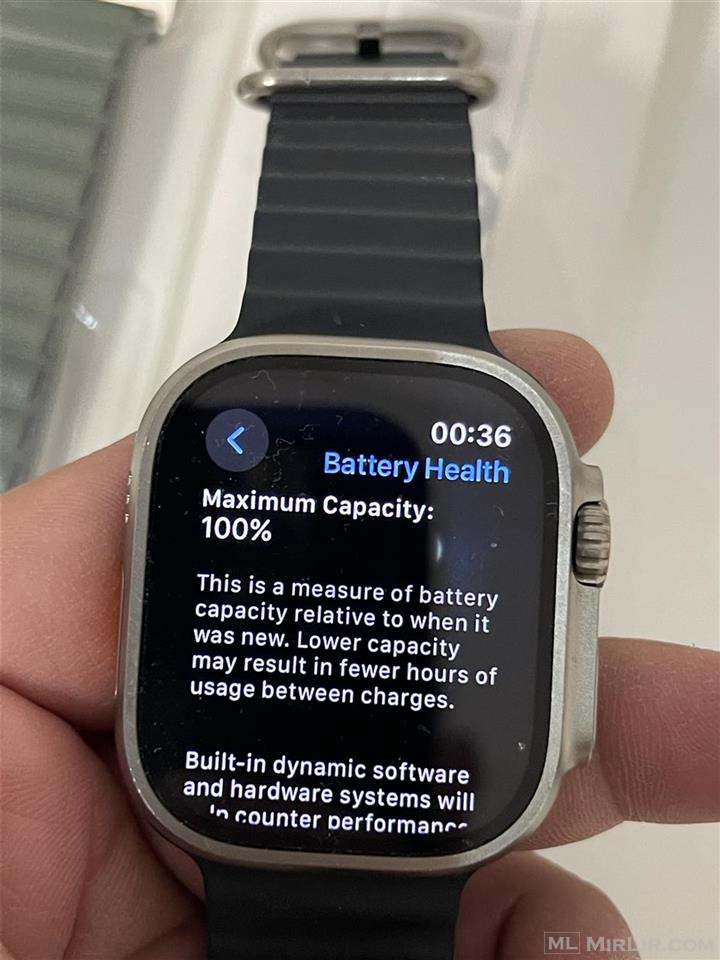 Apple watch Ultra si i ri 100% baterine
