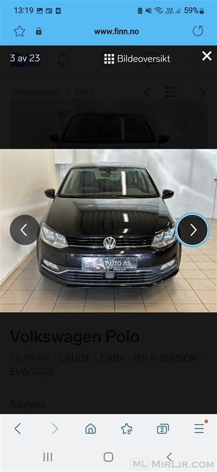 VW POLO...MANUAL...BENZIN...96.000 KM