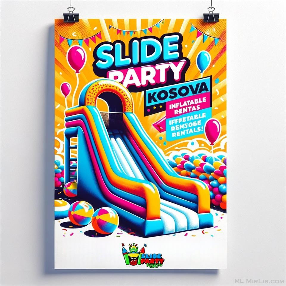 ? Rent the Fun with SlidePartyKosova! ? Inflatable Slides 