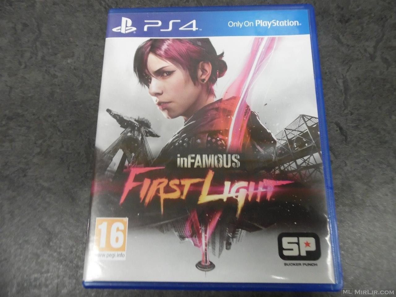 inFamous First Light ps4 Shitet