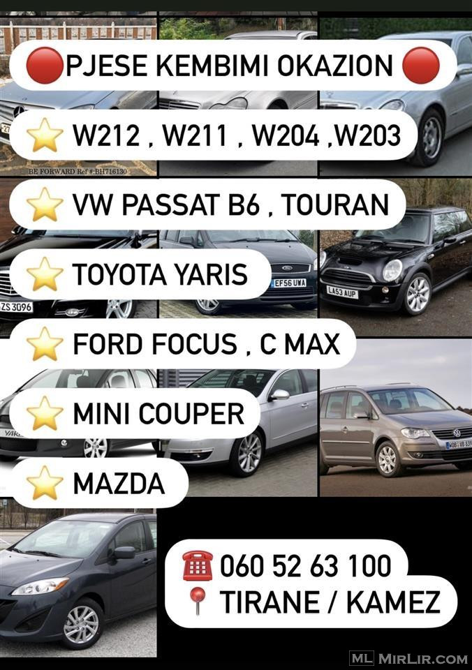 ✅ Pjese Kembimi Okazion ✅ Benz , Vw , Ford , Toyota , Mini 