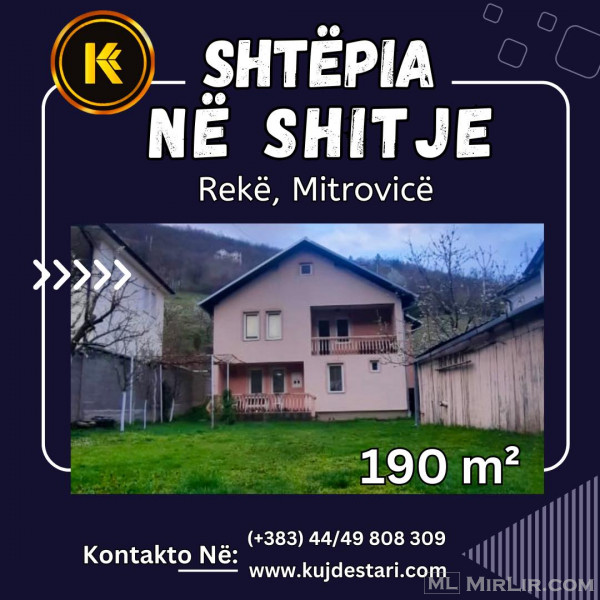 🟨 SHITET Shtëpia me sipërfaqe: 190.00m² prej 9 Ari 🌼 