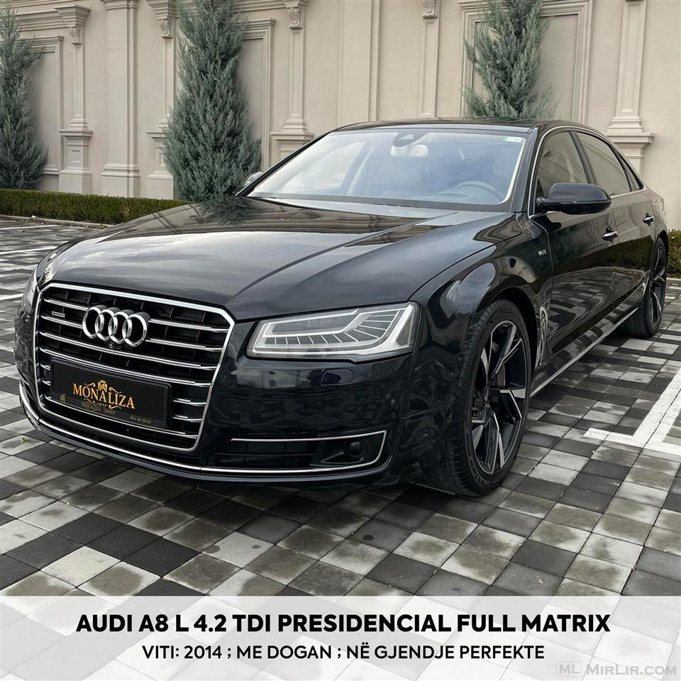 Audi A8 L 4.2 TDI Presidencial Full Matrix