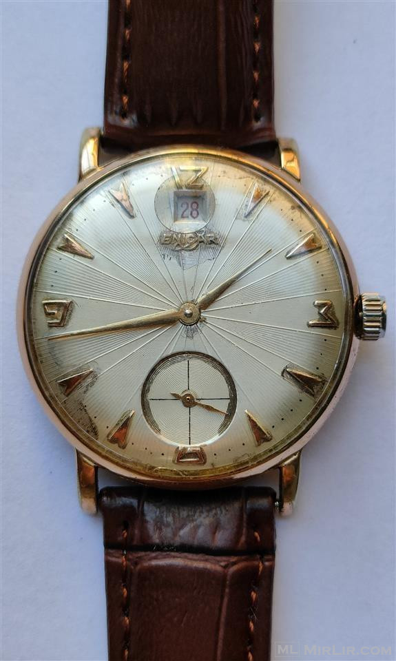Antiquary Collection Watch Enicar 1088-12C Ultrasonic 17 Rub