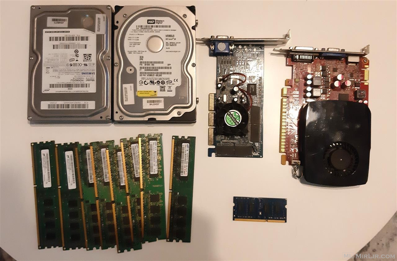 RAM memory dhe HardDisk HDD 80GB
