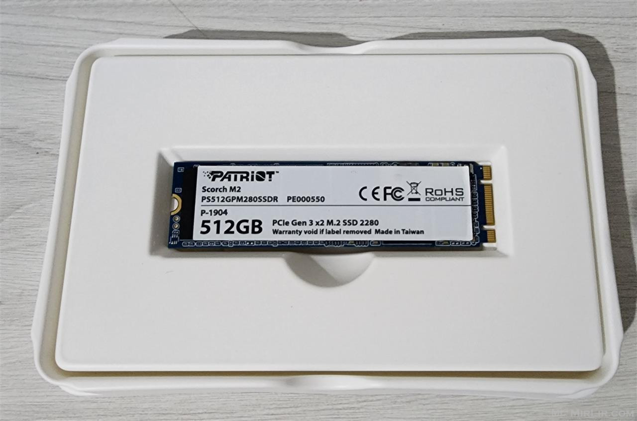 NVMe 512GB PCle Gen 3