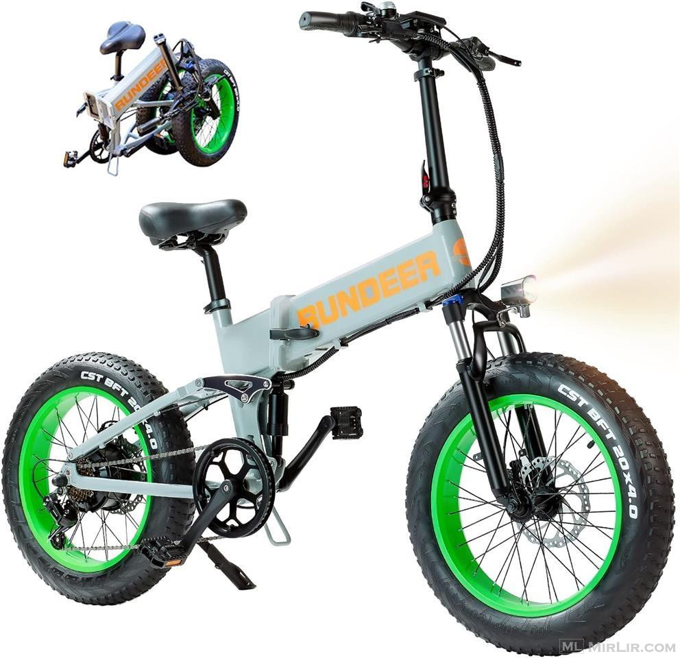 RUNDEER 750W Electric Bike for Adults Electric Bicycle 20in 