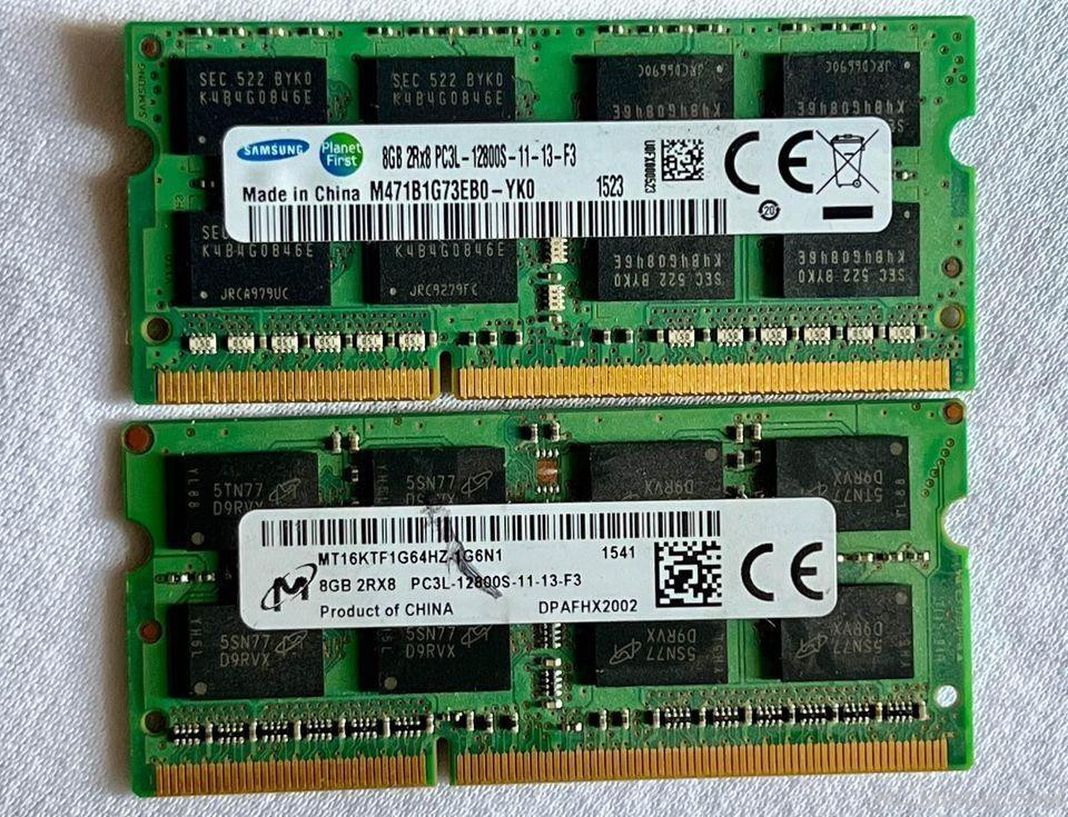 16GB RAM DDR3L per laptop