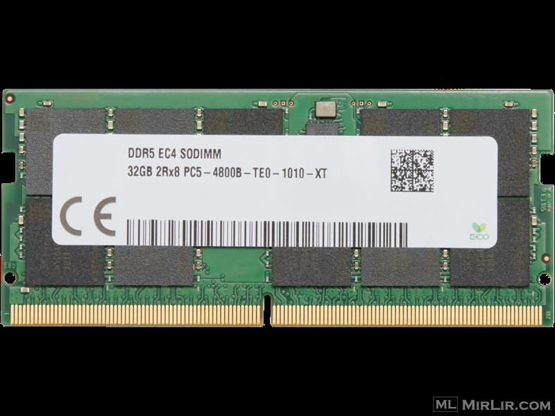 32GB DDR5 (1x32GB) 4800 SODIMM ECC Memory (4M9Y8AA)