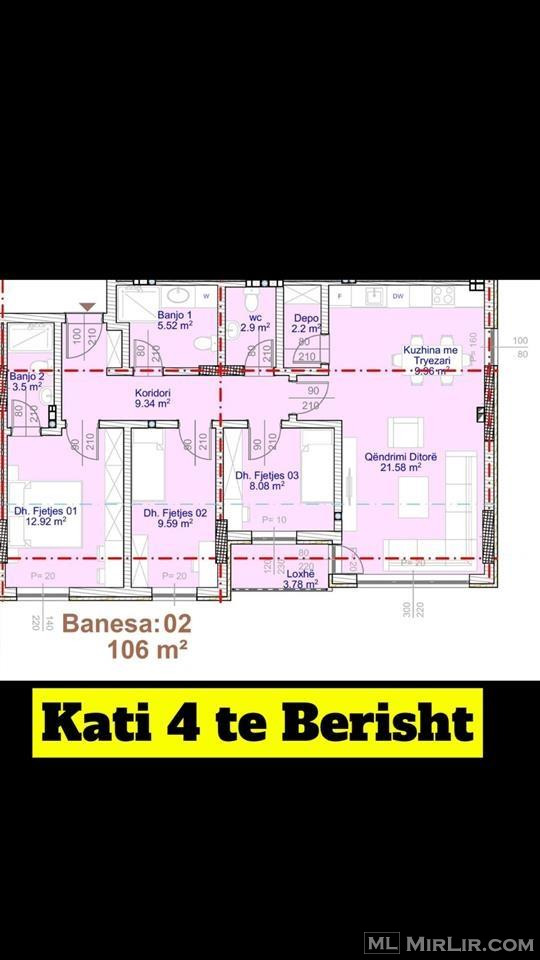 SHITET BANESA ARIANI COMPANY 106 m2 KATI 4 