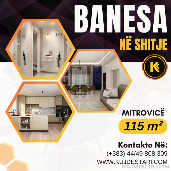🌆 Shitet Banesa me sipërfaqe totale: 115 m² 🌆
