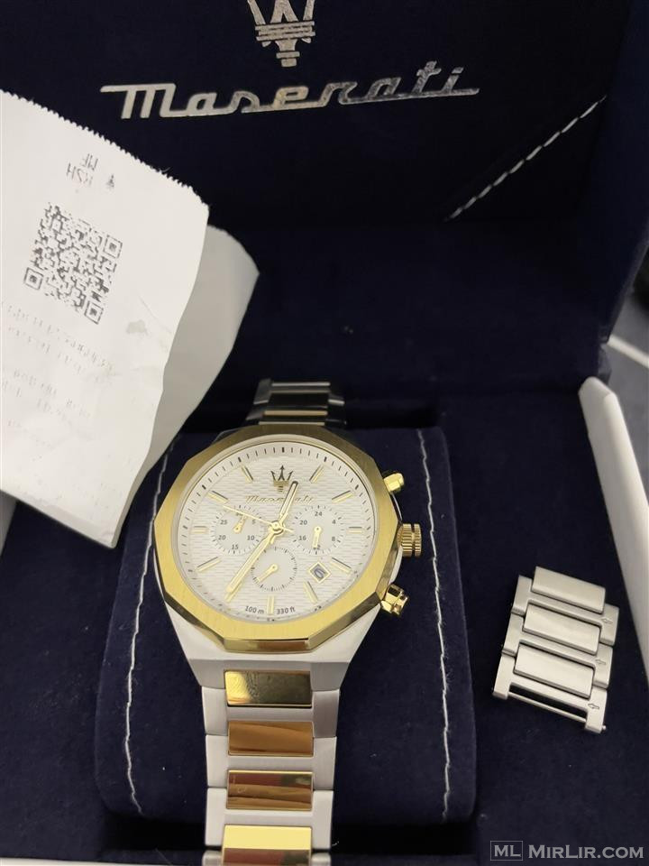 Maserati Watch Gold