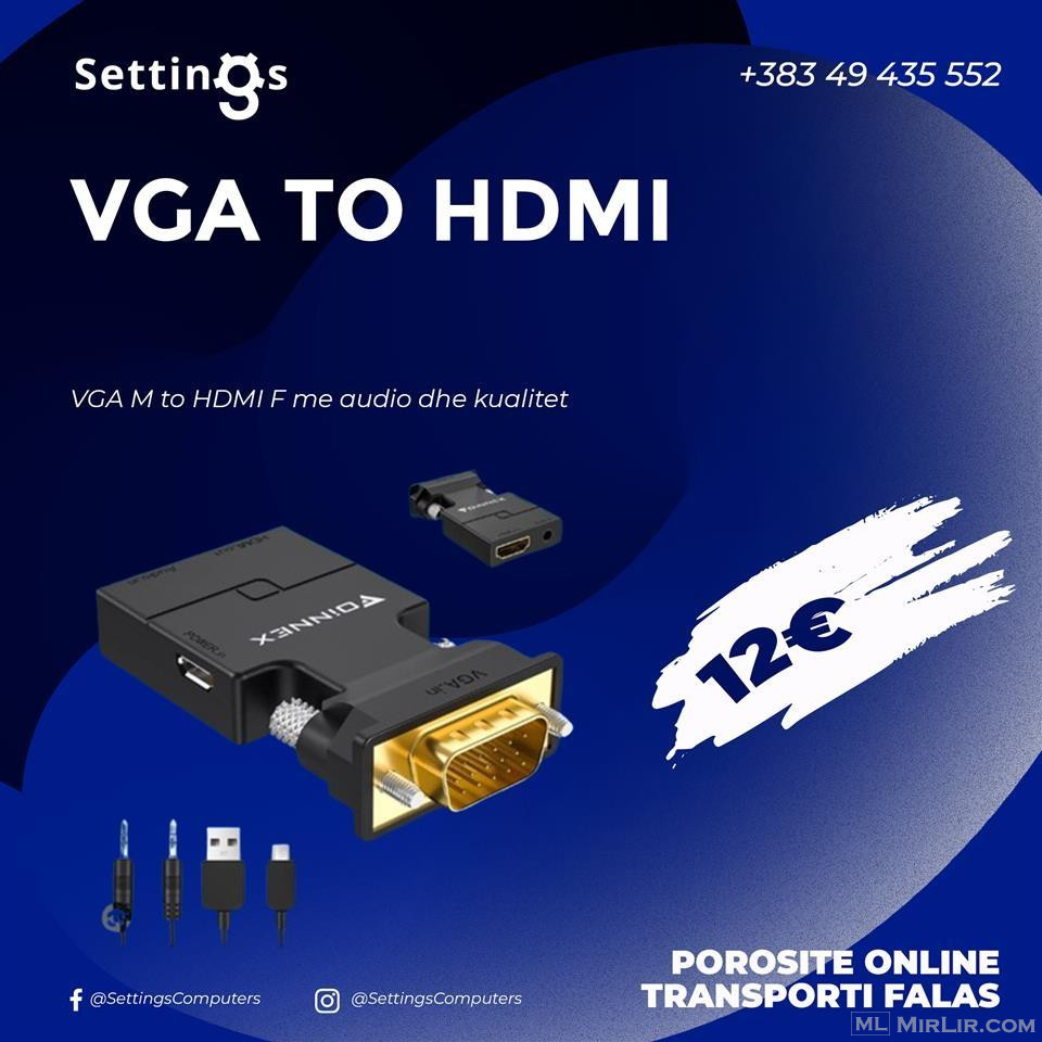 VGA to HDMI female adpater konverter